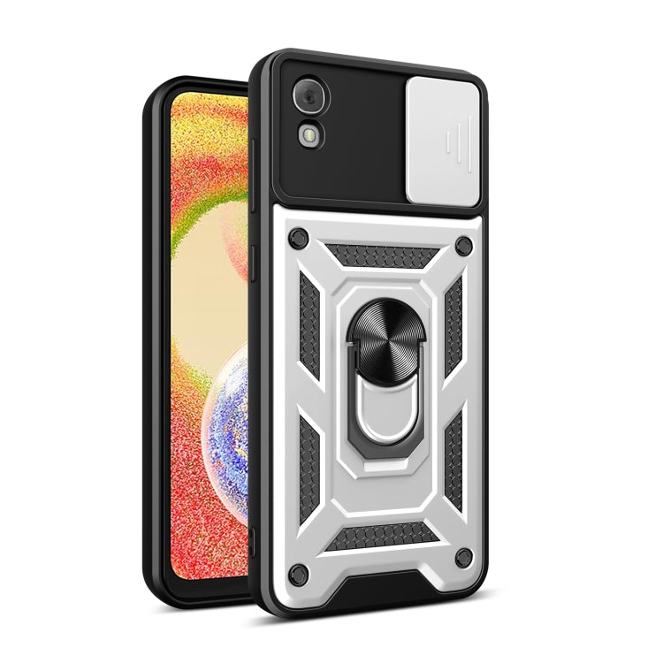 For TCL 30 Z Sliding Camera Cover Design TPU + PC Phone Case