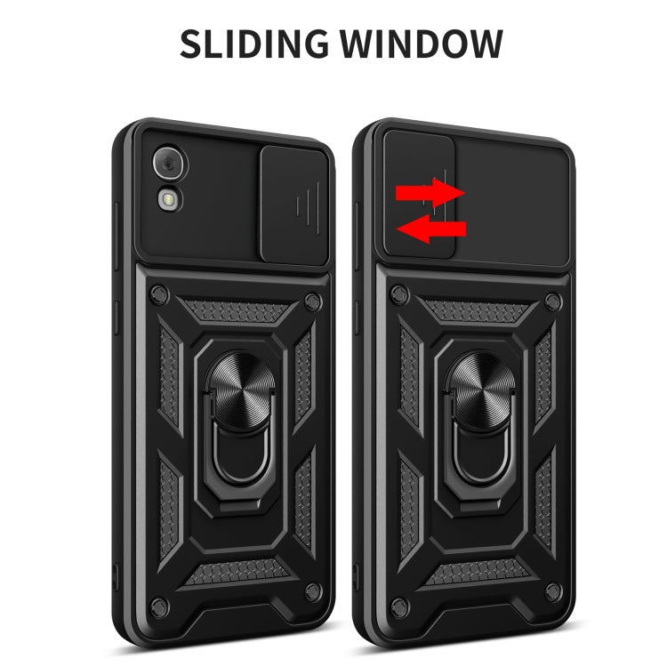 For TCL 30 Z Sliding Camera Cover Design TPU + PC Phone Case