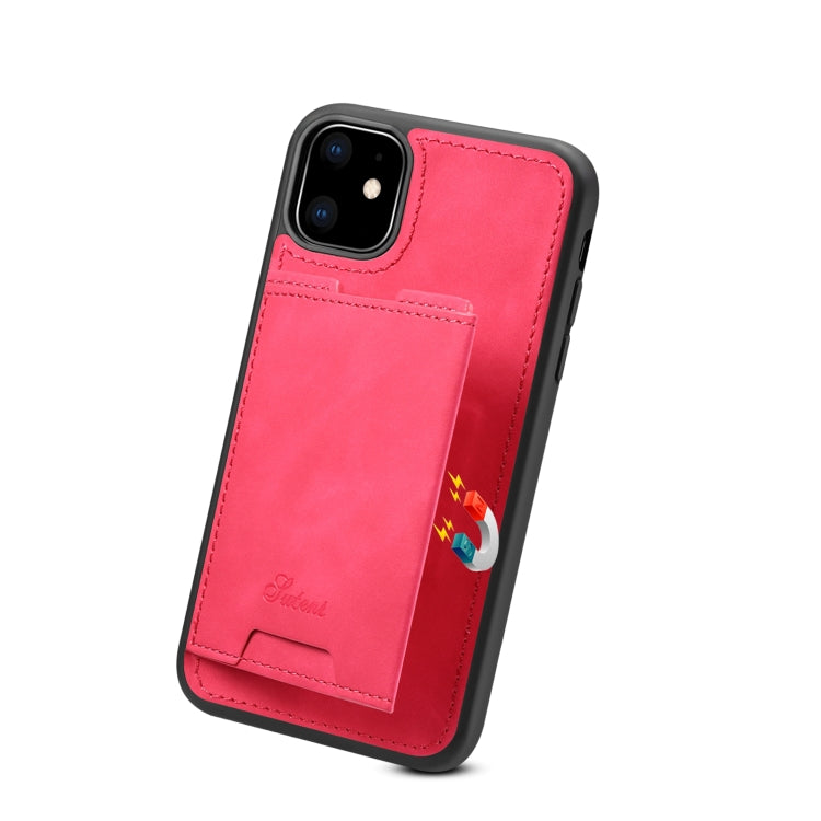 For iPhone 11 Pro Max H08 TPU + PU Leather Anti-fall Protective Case with Holder & Card Slots