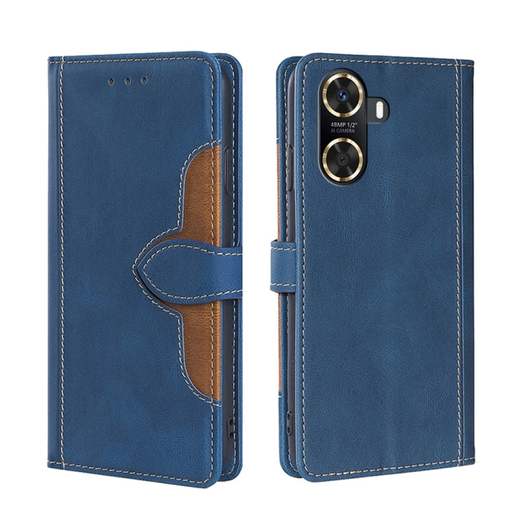 For Huawei Enjoy 60 Skin Feel Magnetic Buckle Leather Phone Case