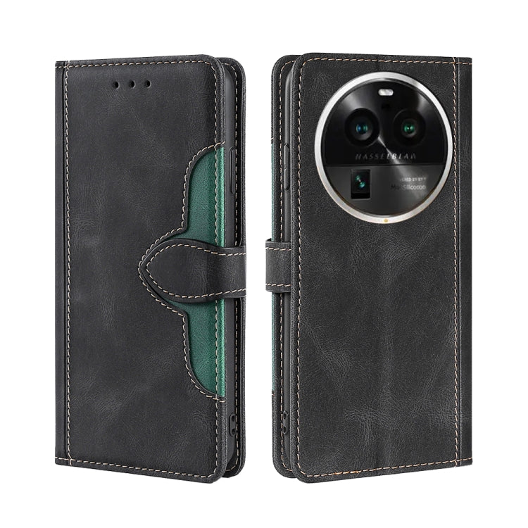 For OPPO Find X6 Pro 5G Skin Feel Magnetic Buckle Leather Phone Case