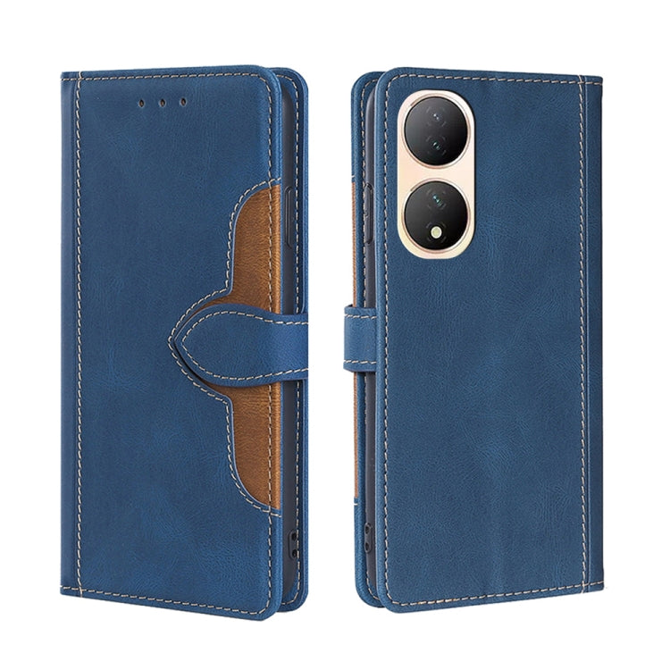 For vivo Y100 5G Skin Feel Magnetic Buckle Leather Phone Case