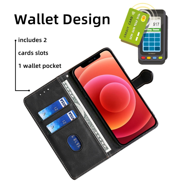 For Xiaomi Redmi Note 12 4G Global Skin Feel Magnetic Buckle Leather Phone Case
