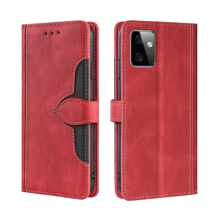 For Motorola Moto G Power 2023 Skin Feel Magnetic Buckle Leather Phone Case