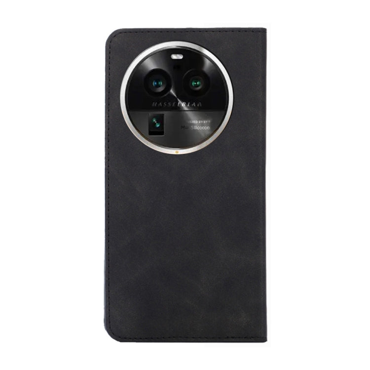 For OPPO Find X6 Pro 5G Skin Feel Magnetic Horizontal Flip Leather Phone Case