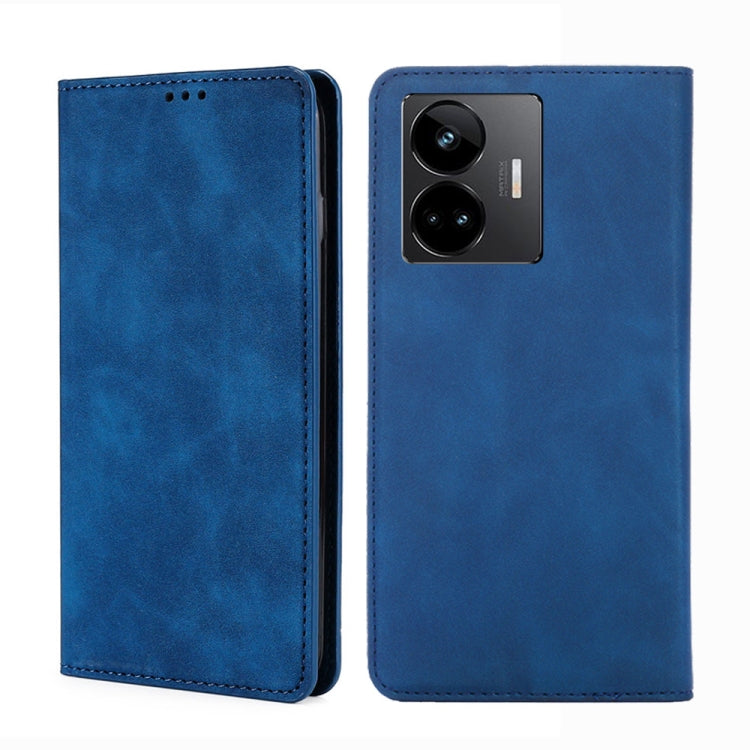 For Realme GT Neo 5 / GT3 / GT Neo 5 240W Skin Feel Magnetic Horizontal Flip Leather Phone Case