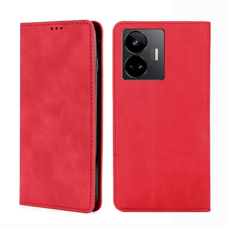 For Realme GT Neo 5 / GT3 / GT Neo 5 240W Skin Feel Magnetic Horizontal Flip Leather Phone Case