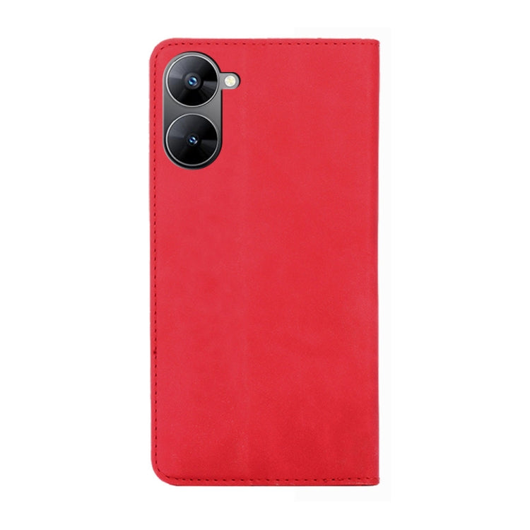 For Realme V30 5G / V30t Skin Feel Magnetic Horizontal Flip Leather Phone Case