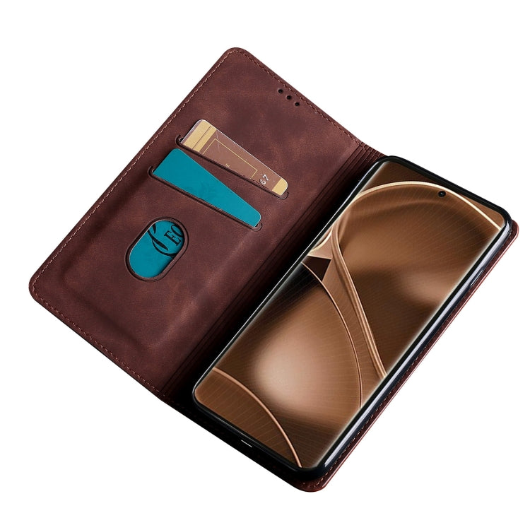 For Xiaomi Redmi Note 12 4G Global Skin Feel Magnetic Horizontal Flip Leather Phone Case
