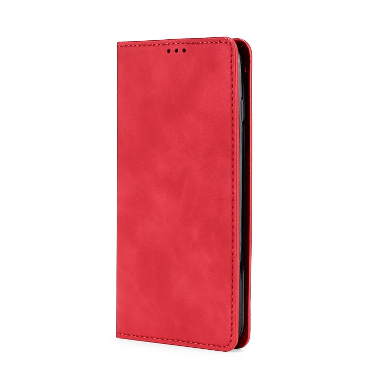 For Xiaomi Redmi Note 12 4G Global Skin Feel Magnetic Horizontal Flip Leather Phone Case