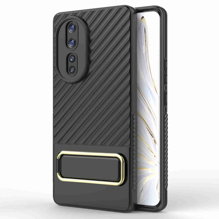 For Honor 80 5G Wavy Textured Phone Case
