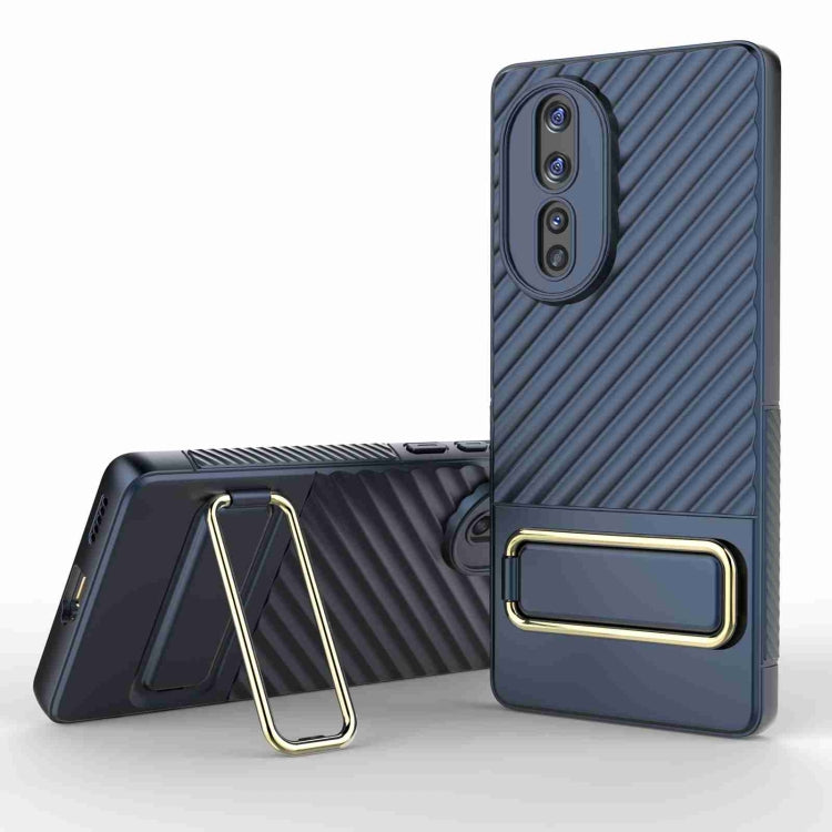 For Honor 80 5G Wavy Textured Phone Case