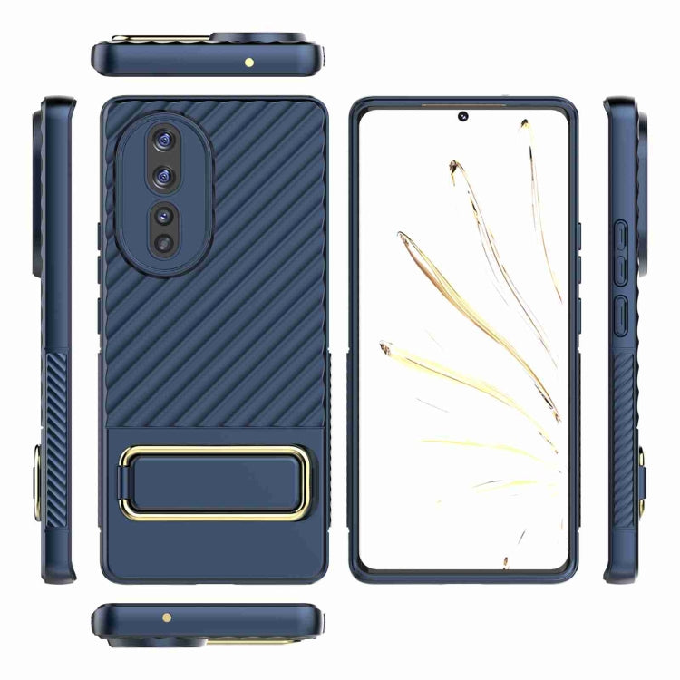 For Honor 80 5G Wavy Textured Phone Case