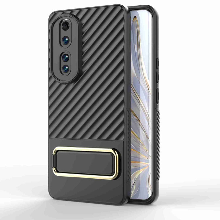 For Honor 80 Pro 5G Wavy Textured Phone Case