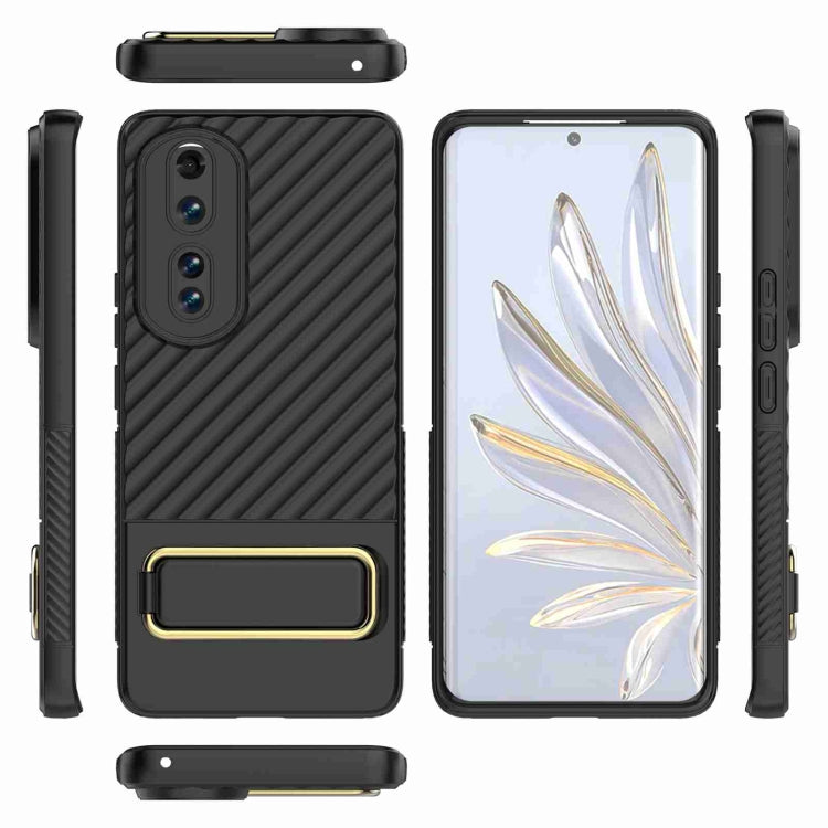 For Honor 80 Pro 5G Wavy Textured Phone Case