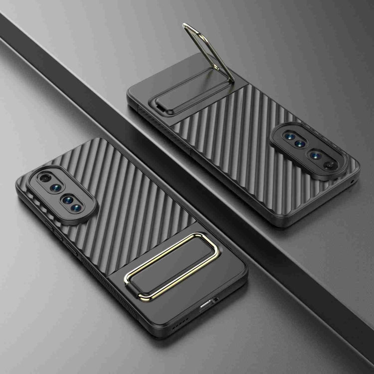 For Honor 80 Pro 5G Wavy Textured Phone Case