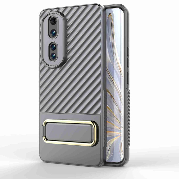 For Honor 80 Pro 5G Wavy Textured Phone Case