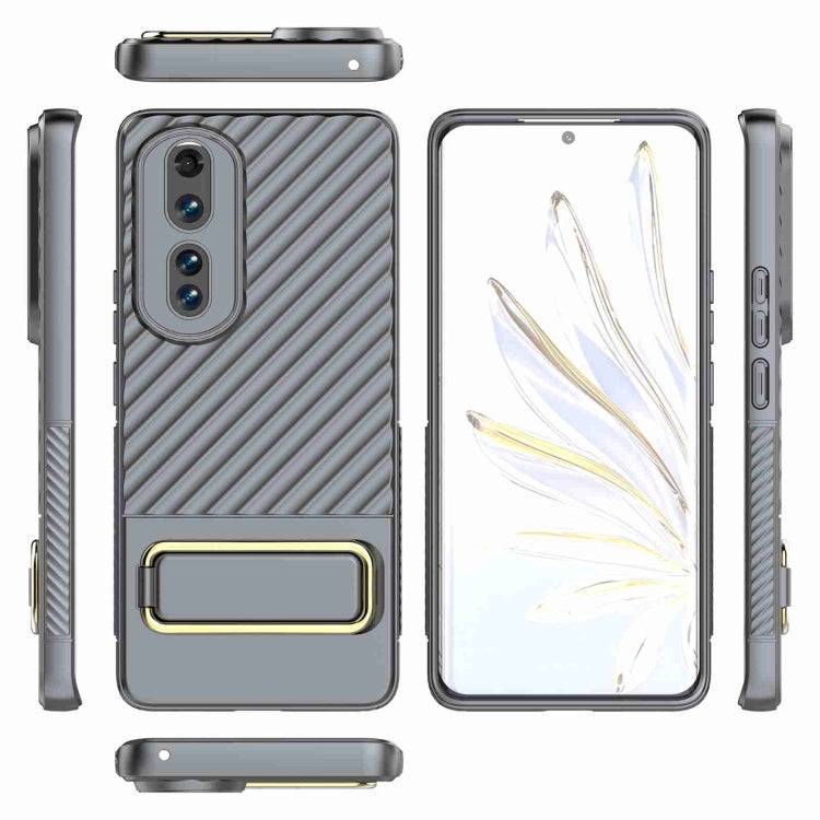 For Honor 80 Pro 5G Wavy Textured Phone Case