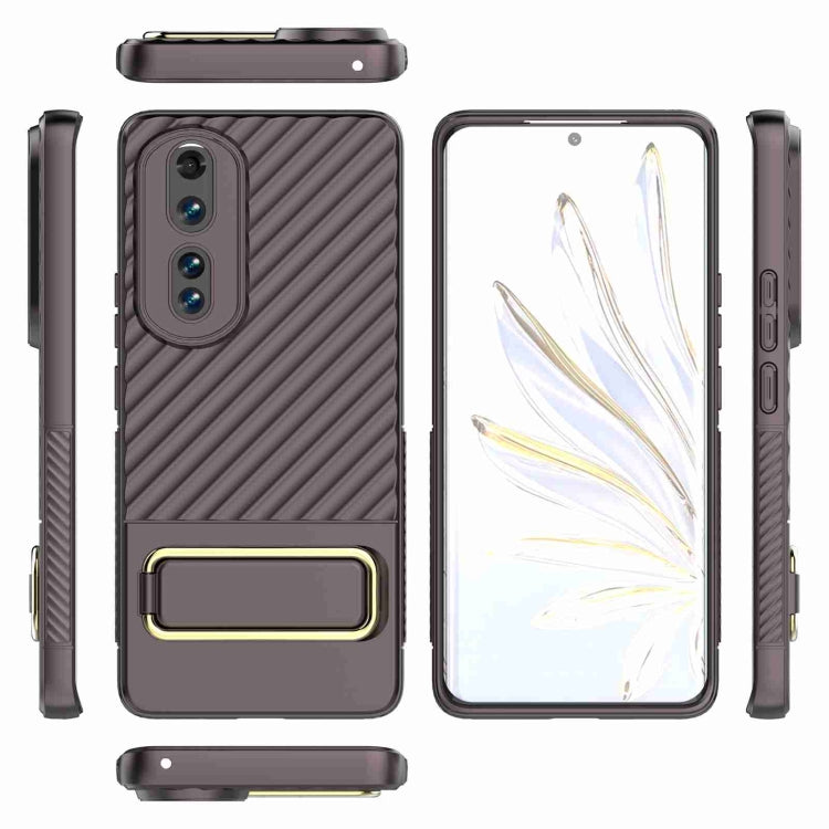 For Honor 80 Pro 5G Wavy Textured Phone Case