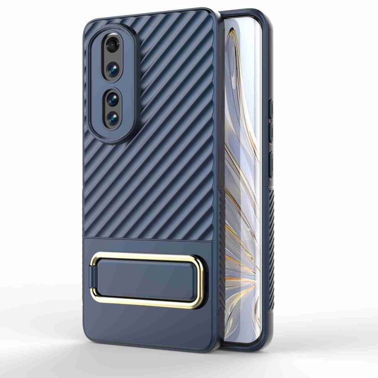 For Honor 80 Pro 5G Wavy Textured Phone Case