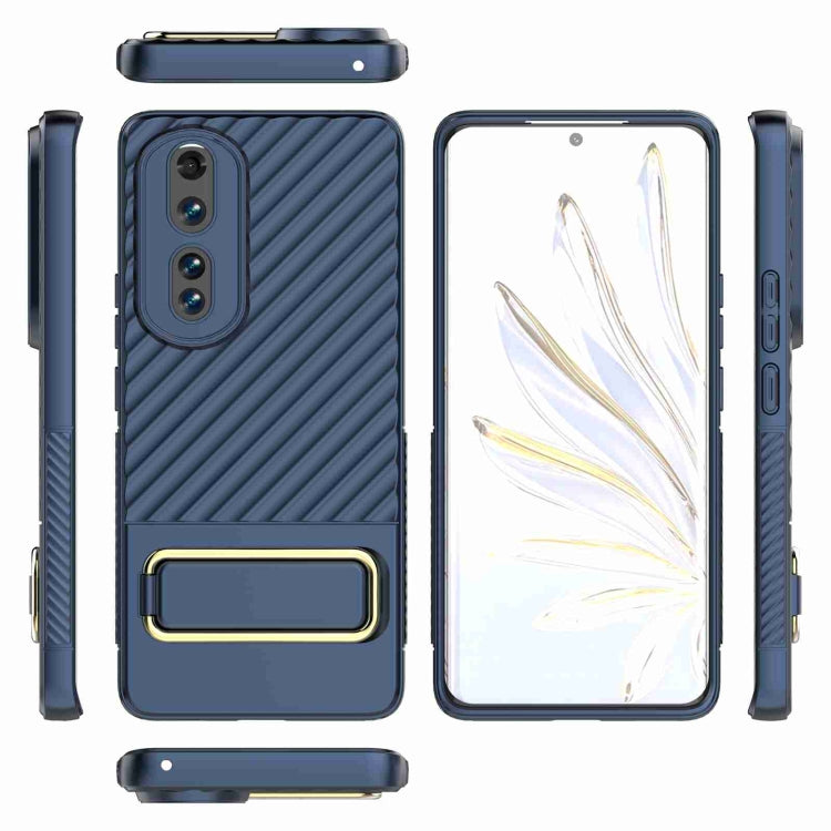 For Honor 80 Pro 5G Wavy Textured Phone Case