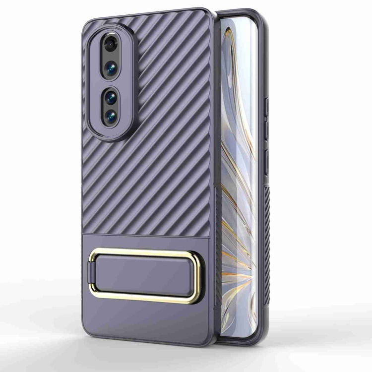 For Honor 80 Pro 5G Wavy Textured Phone Case