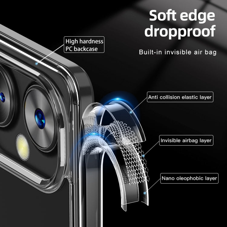 For OnePlus Nord CE 3 Lite Armor Clear TPU Hard PC Phone Case