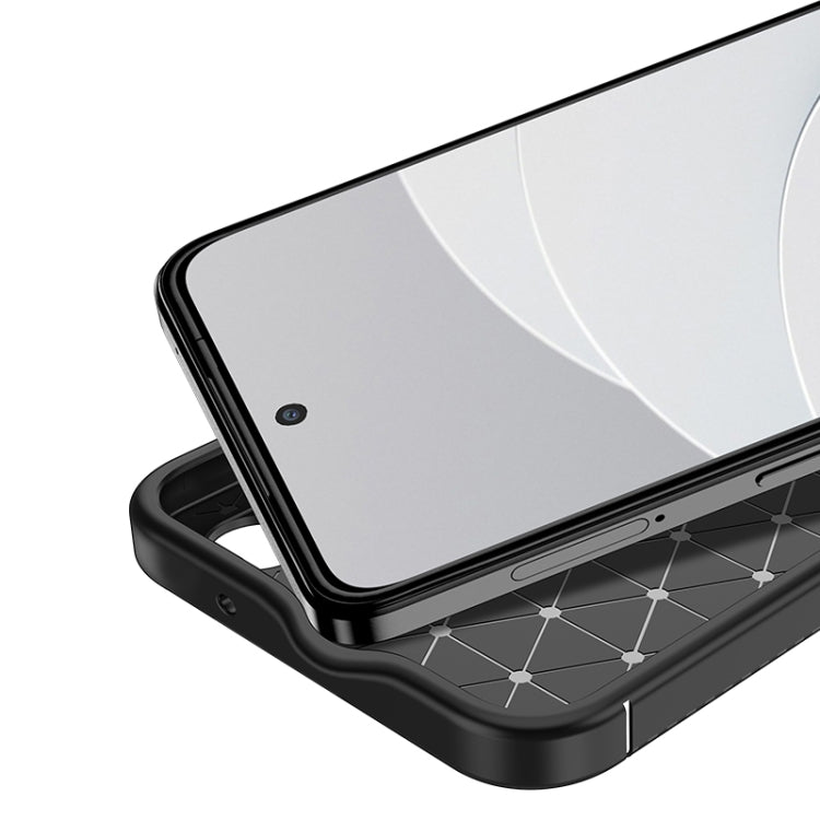 For OnePlus Nord CE 3 Lite Carbon Fiber Texture Shockproof TPU Phone Case(Black)
