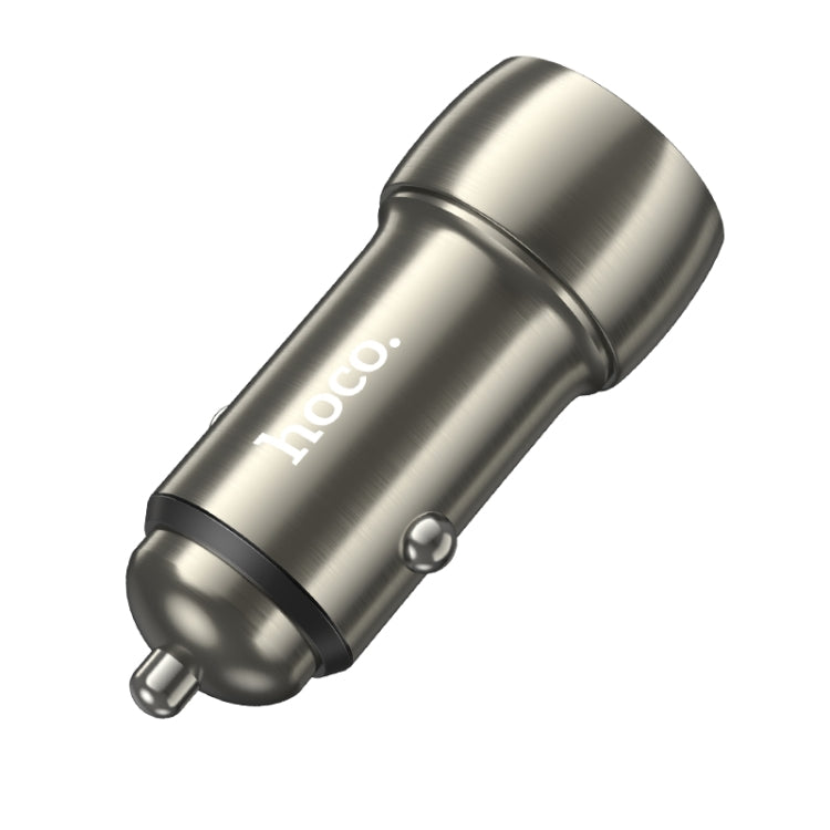 hoco Z48 Tough 40W Dual USB-C / Type-C Port Car Charger