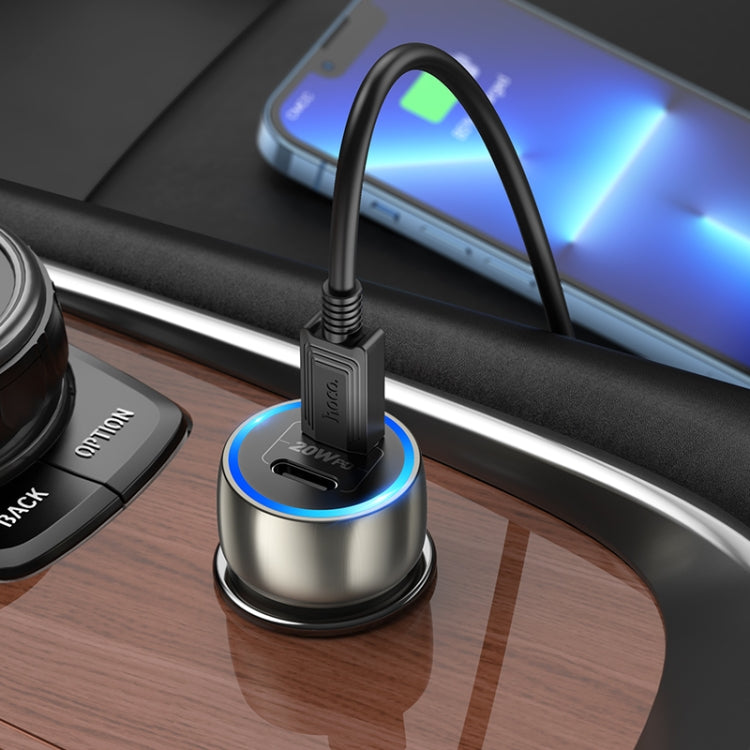 hoco Z48 Tough 40W Dual USB-C / Type-C Port Car Charger
