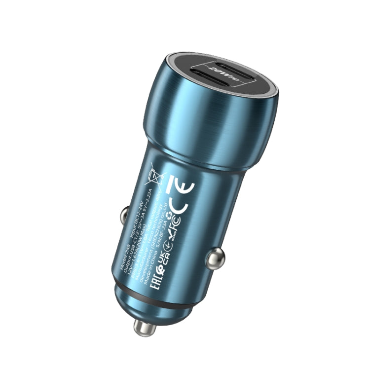 hoco Z48 Tough 40W Dual USB-C / Type-C Port Car Charger