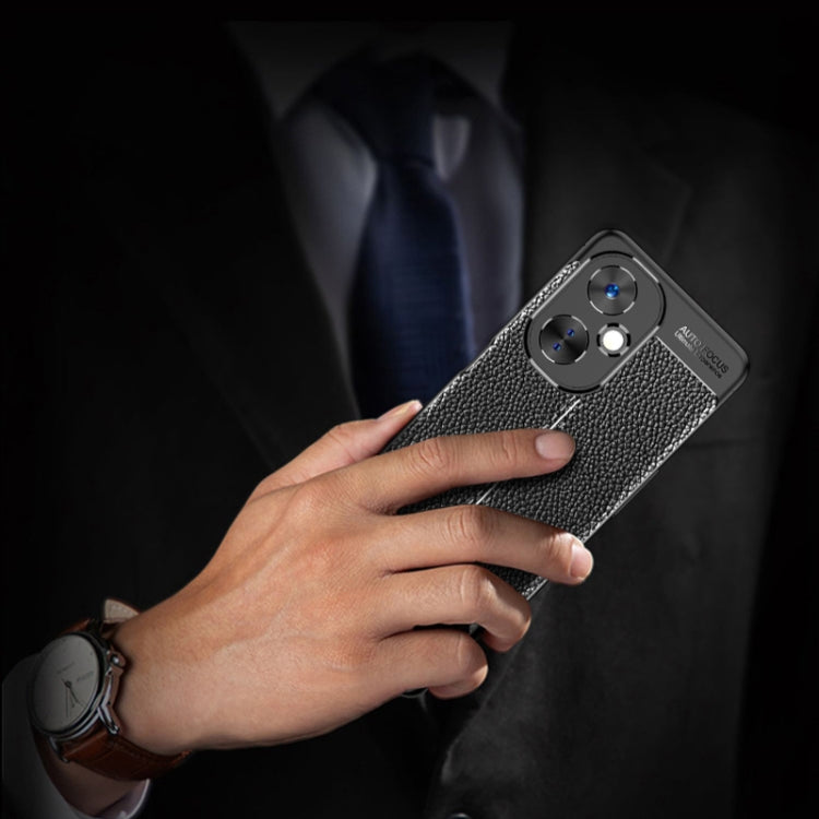 For OnePlus Nord CE 3 Lite Litchi Texture TPU Phone Case