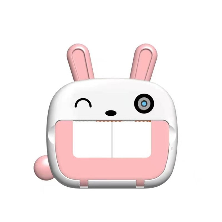 JJR/C V20 2.4 inch HD Screen Kids Instant Camera WiFi Printing Camera, Style:Rabbit