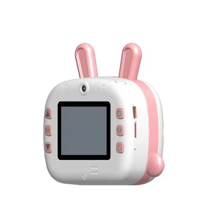 JJR/C V20 2.4 inch HD Screen Kids Instant Camera WiFi Printing Camera, Style:Rabbit