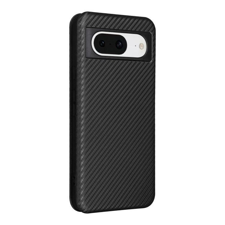 For Google Pixel 8 Carbon Fiber Texture Flip Leather Phone Case
