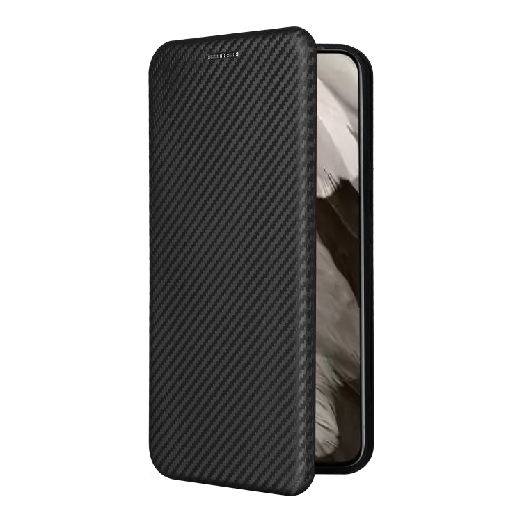 For Google Pixel 8 Pro Carbon Fiber Texture Flip Leather Phone Case
