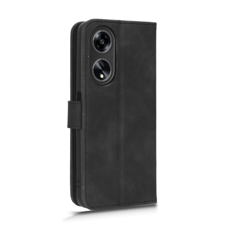 For OPPO A1 5G Skin Feel Magnetic Flip Leather Phone Case