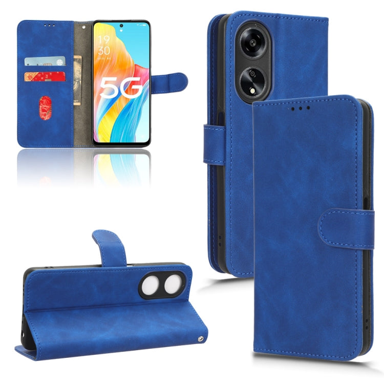 For OPPO A1 5G Skin Feel Magnetic Flip Leather Phone Case