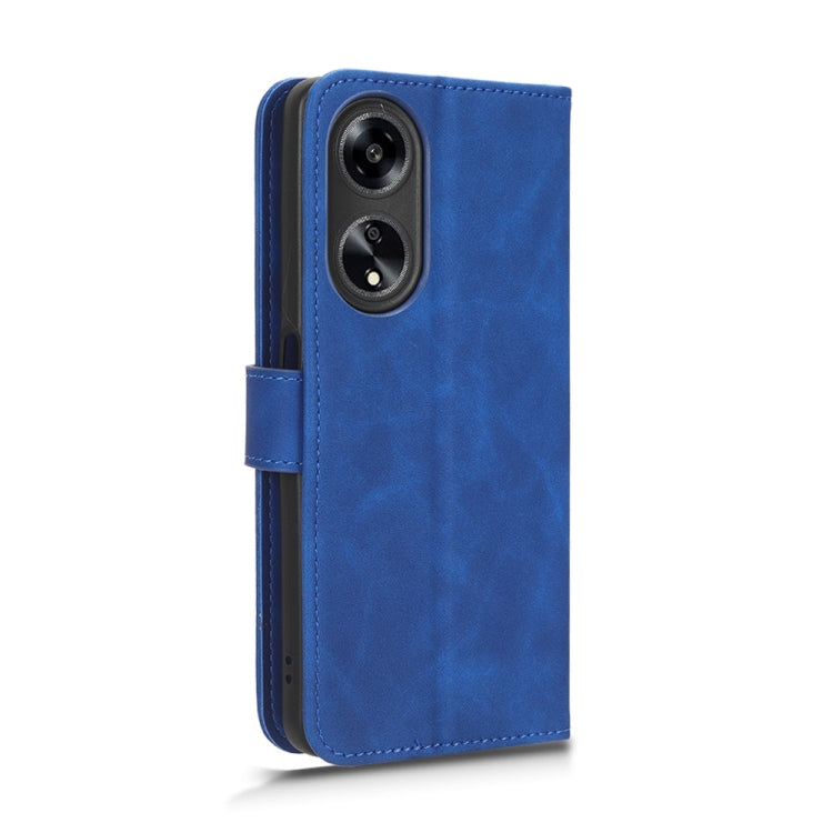 For OPPO A1 5G Skin Feel Magnetic Flip Leather Phone Case