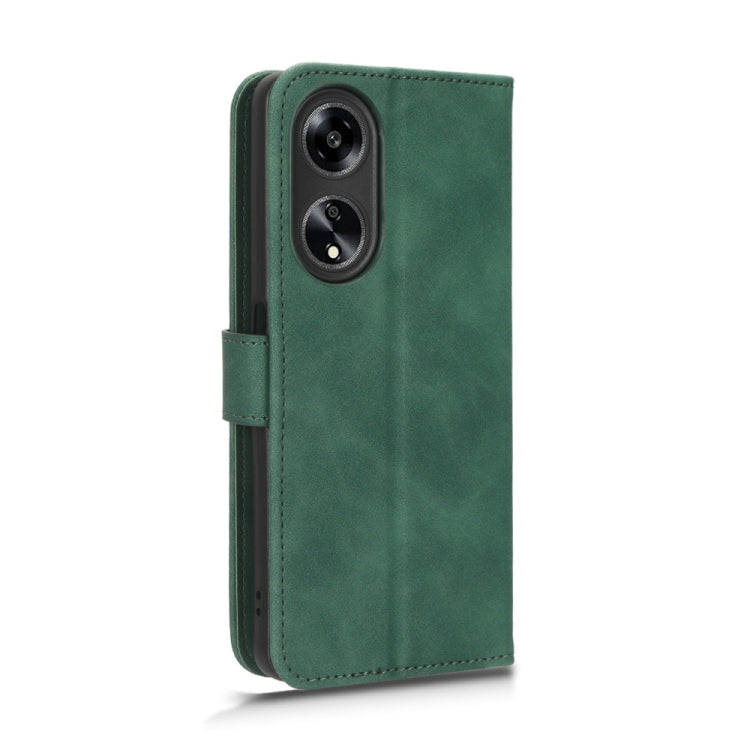 For OPPO A1 5G Skin Feel Magnetic Flip Leather Phone Case