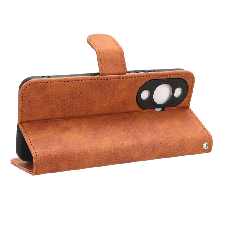 For Huawei nova 11 Skin Feel Magnetic Flip Leather Phone Case