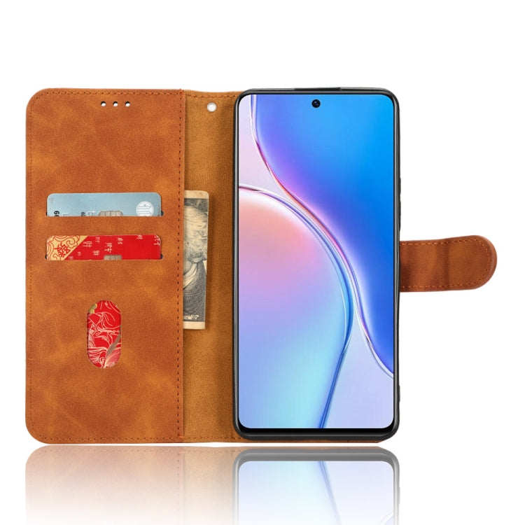 For Huawei Maimang 20 Skin Feel Magnetic Flip Leather Phone Case