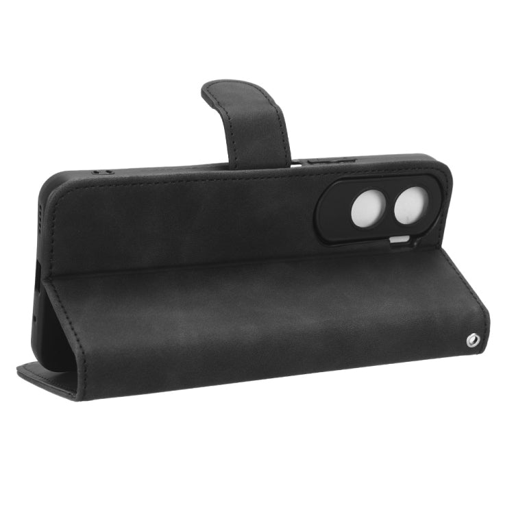 For Honor X50i Skin Feel Magnetic Flip Leather Phone Case