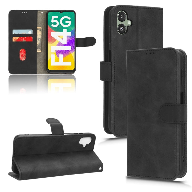 For Samsung Galaxy F14 Global Skin Feel Magnetic Flip Leather Phone Case