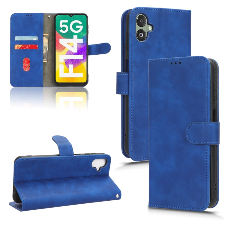 For Samsung Galaxy F14 Global Skin Feel Magnetic Flip Leather Phone Case