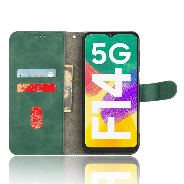 For Samsung Galaxy F14 Global Skin Feel Magnetic Flip Leather Phone Case
