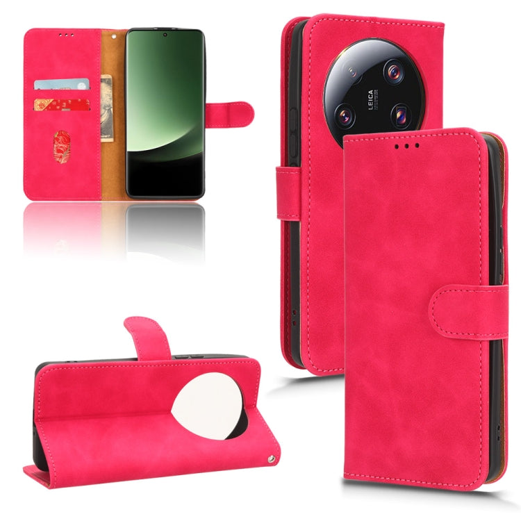 For Xiaomi 13 Ultra Skin Feel Magnetic Flip Leather Phone Case