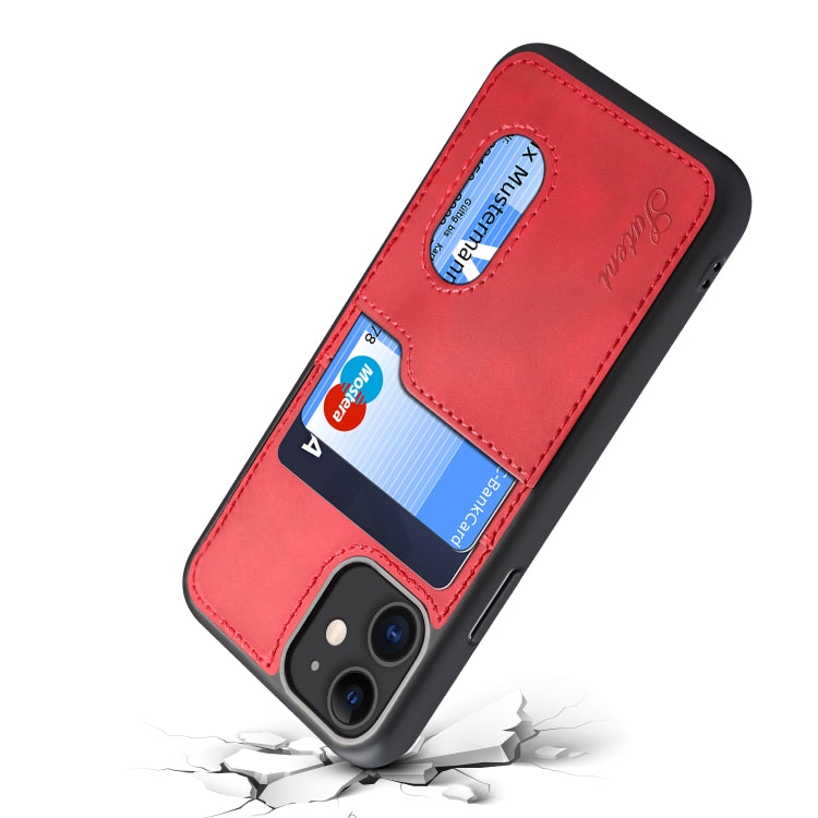 For iPhone 11 H09 TPU + PU Leather Anti-fall Protective Case with Card Slots
