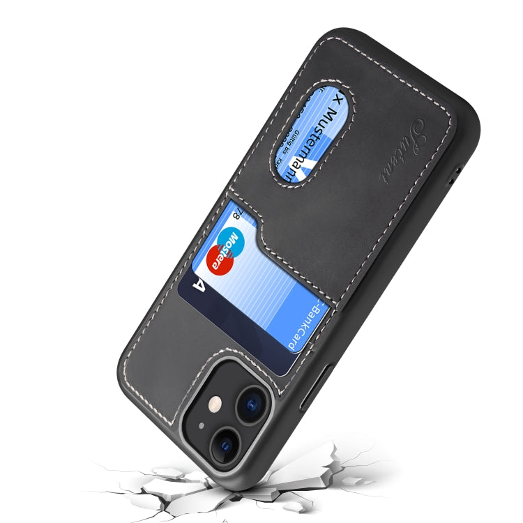 For iPhone 11 Pro H09 TPU + PU Leather Anti-fall Protective Case with Card Slots
