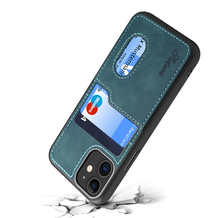 For iPhone 11 Pro H09 TPU + PU Leather Anti-fall Protective Case with Card Slots